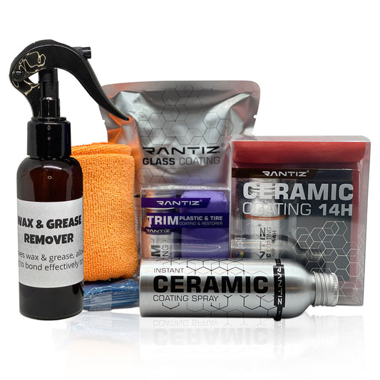 RANTIZ Ceramic Coating FULL KIT - Paint, Glass, Trim Protection - My Store
